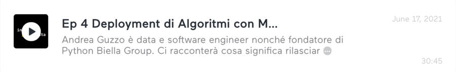 Podcast interview Podcast Intervista Pythonista